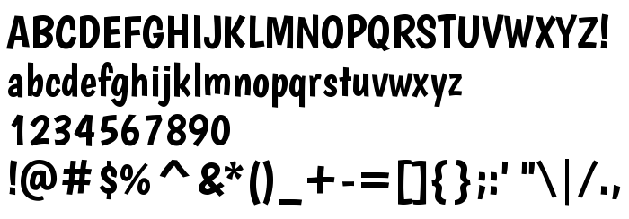 Die Vorschau der Schrift Boogaloo