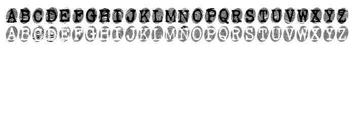 Die Vorschau der Schrift Powderfinger
