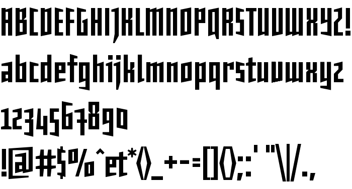 Die Vorschau der Schrift Daela-Bold