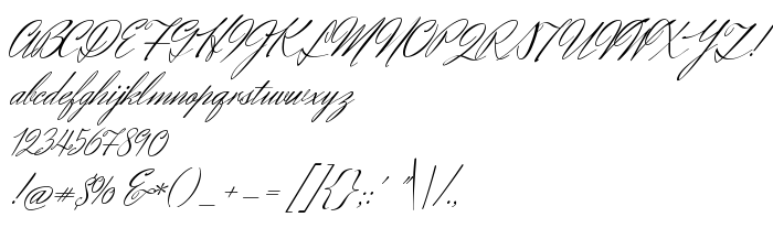 Die Vorschau der Schrift Herr Von Muellerhoff Regular