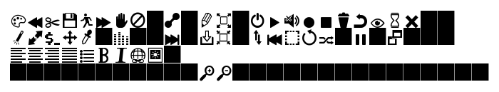 Die Vorschau der Schrift Heydings Controls