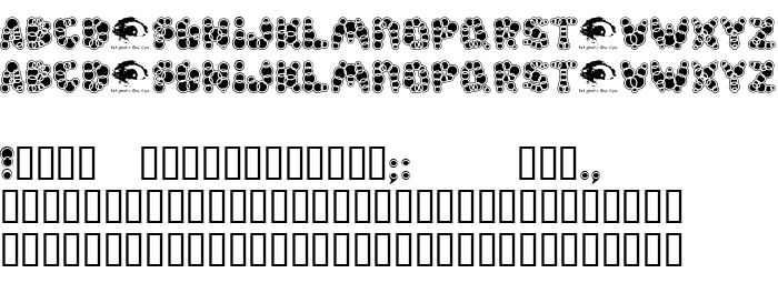 Die Vorschau der Schrift ShampooSW