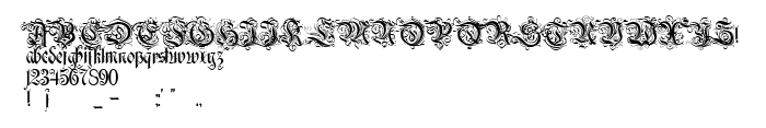Die Vorschau der Schrift Rothenburg Decorative Normal