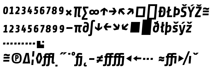 Die Vorschau der Schrift Share-BoldItalicExp