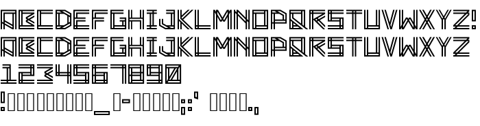 Die Vorschau der Schrift Zambajoun