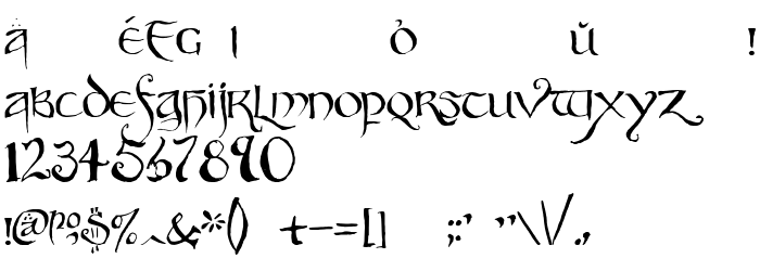 Die Vorschau der Schrift Party Business