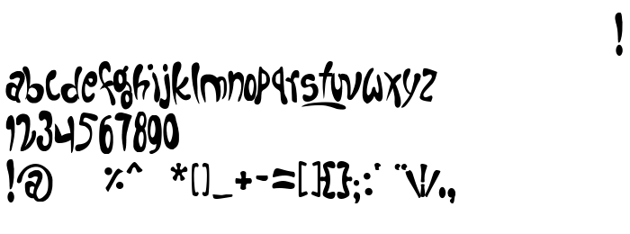 Die Vorschau der Schrift Fruitopia