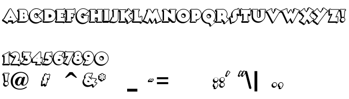 Die Vorschau der Schrift TooneyNoodle