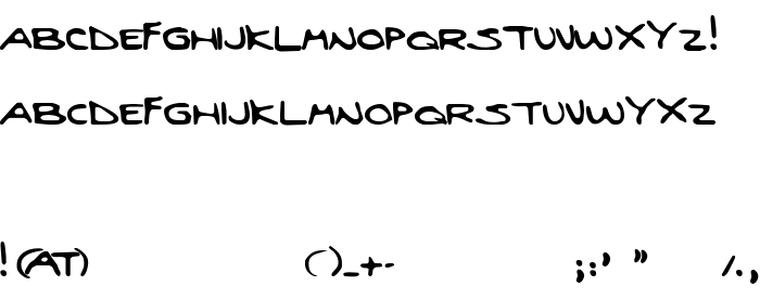 Die Vorschau der Schrift Goldberg