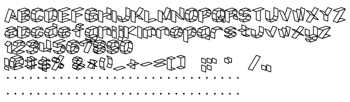 Die Vorschau der Schrift D3 Craftism