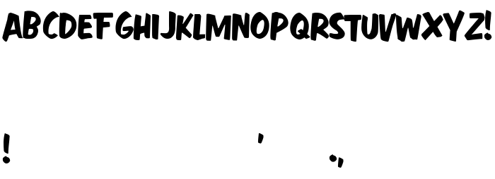 Die Vorschau der Schrift Fast Action