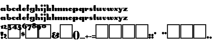 Die Vorschau der Schrift DS Rabbit Medium