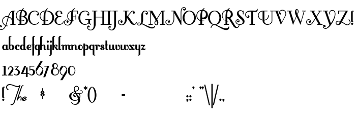 Die Vorschau der Schrift FontleroyBrown