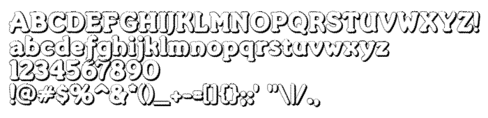 Die Vorschau der Schrift Merkin Foo