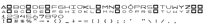 Die Vorschau der Schrift 7 days