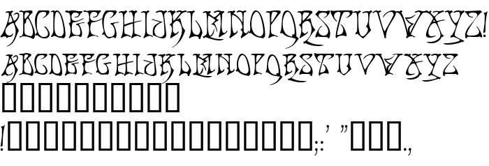 Die Vorschau der Schrift BadAcid!"