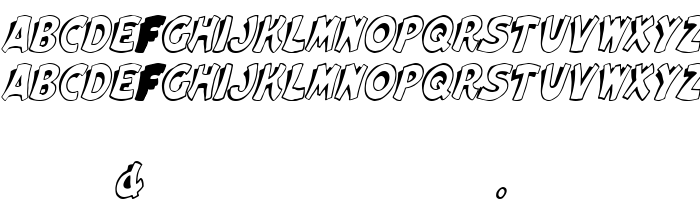 Die Vorschau der Schrift Elwood Italic