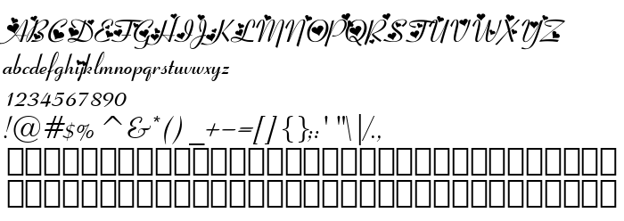 Die Vorschau der Schrift Fiolex Girls