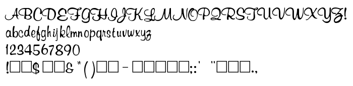 Die Vorschau der Schrift RichardMurray