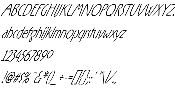 Die Vorschau der Schrift Rx-ZeroOne
