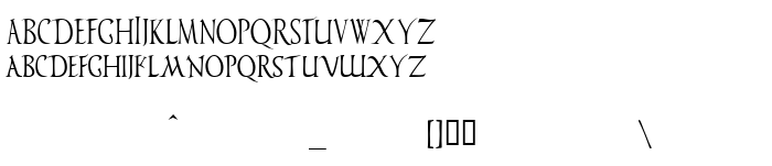 Die Vorschau der Schrift Vespasiano Demo