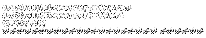 Die Vorschau der Schrift Oh, Balloney