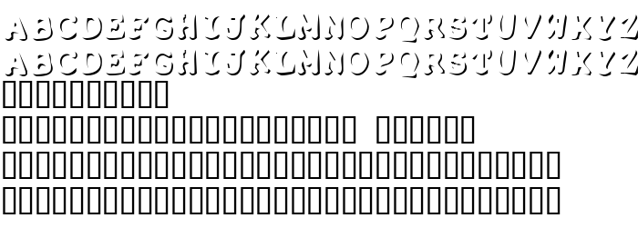 Die Vorschau der Schrift Shadow Puppets