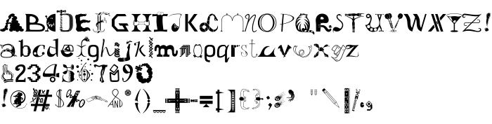 Die Vorschau der Schrift Old Dreadful No.7 BT
