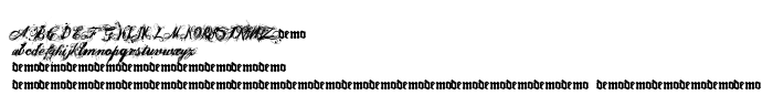 Die Vorschau der Schrift Poesie_Noire