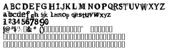 Die Vorschau der Schrift Resurrection