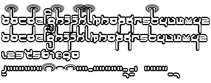 Die Vorschau der Schrift Robokid