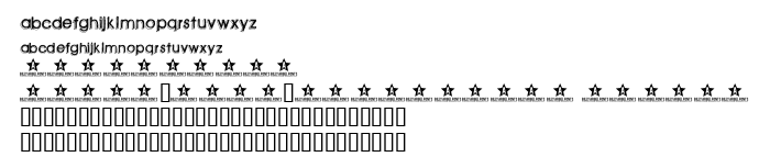Die Vorschau der Schrift green piloww