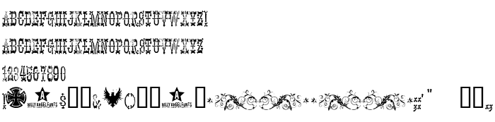 Die Vorschau der Schrift [PANHEAD]