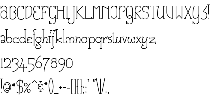 Die Vorschau der Schrift Catharsis Macchiato