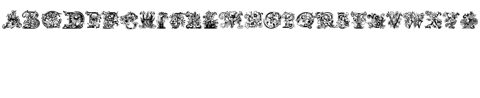 Die Vorschau der Schrift Lime Blossom Caps