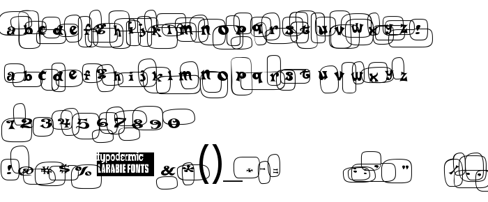 Die Vorschau der Schrift Po Beef