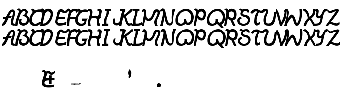 Die Vorschau der Schrift IBAYO