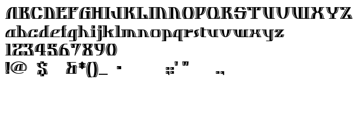 Die Vorschau der Schrift DosEquis