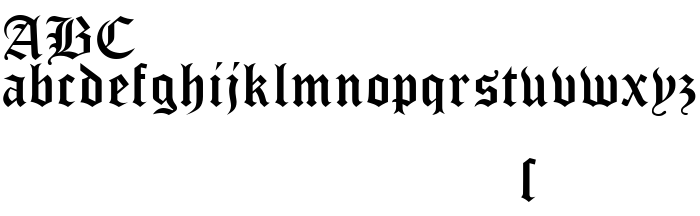 Die Vorschau der Schrift waxwork DEMO