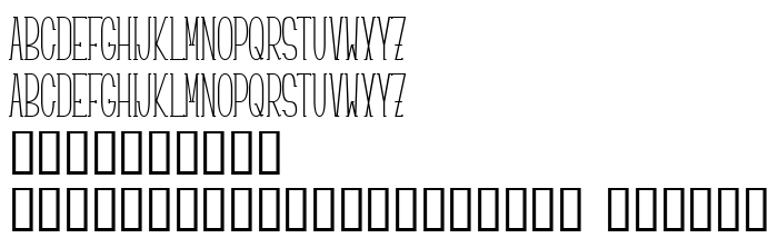 Die Vorschau der Schrift Ciao