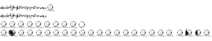 Die Vorschau der Schrift the ring