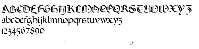 Die Vorschau der Schrift A Dark Wedding