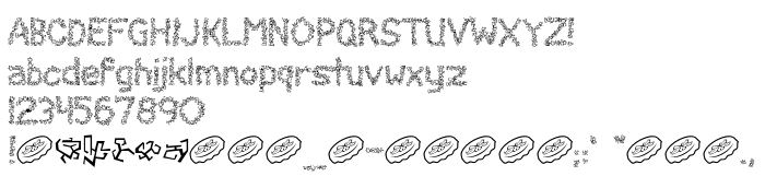Die Vorschau der Schrift Clawless