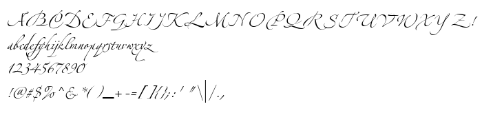 Die Vorschau der Schrift Alexandra Zeferino One