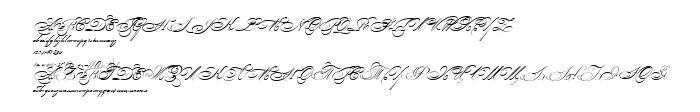 Die Vorschau der Schrift Bikham Cyr Script