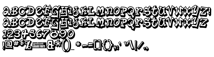 Die Vorschau der Schrift Planet Benson 2