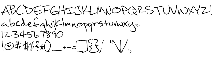 Die Vorschau der Schrift khand