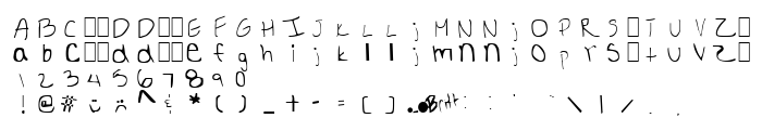 Die Vorschau der Schrift Britts Hand