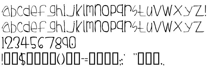 Die Vorschau der Schrift Tuesday