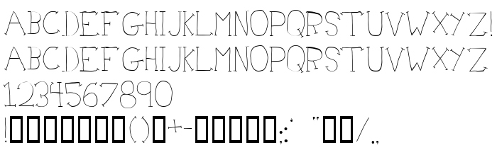 Die Vorschau der Schrift Doctor Azul